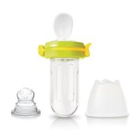 Bình Bóp Ăn Dặm Cháo Bột kidsme – Màu chanh – Từ 04M