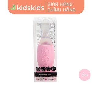 Bình bóp ăn dặm silicon có thìa cho bé Marcus & Marcus