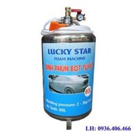 Bình Bọt Tuyết Rửa Xe Inox 80lit – Lucky Star