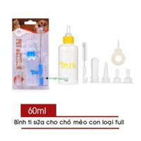 Bình bú - Bình ti sữa Chó Mèo sơ sinh full phụ kiện - Nhiều loại