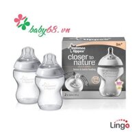 Bình bú sữa chống sặc BPA Free 260ml (1bình/hộp) - 421113/38