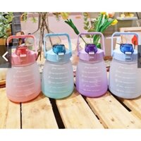 Bình Bụng Bự 1300ml Màu Sắc Có Kèm Dây