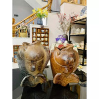 Bình cá chép - Gốm Bàu trúc size 20-22cm