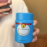 Bình cách nhiệt Doremon CYBERGLIDE, Cốc giữ nhiệt hoạt hình Mini Doremon, Sáng tạo Kawaii Anime nhìn tốt Hình Cốc nước sinh viên