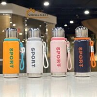 BÌNH CAFE GIỮ NHIỆT SPORT 680ML 5591, LÕI INOX 304 CHỐNG GỈ VÀ GIỮ NHIỆT CỰC TỐT