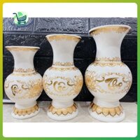 Bình Cắm Bông Sen Vàng, Phúc Lộc Thọ, trang trí bàn thờ