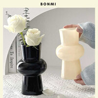 Bình cắm hoa sứ men thạch nhiều màu, lọ sứ cắm hoa, lọ decor phong cách Hàn Quốc Bonmi Decor