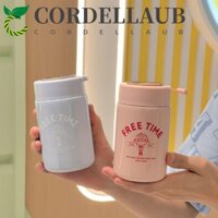 Bình chân không di động CORDELLAUB, Bình giữ nhiệt Mini cách nhiệt ấm đun nước uống, Hộp đựng chống rò rỉ dễ thương Giữ bình nước giữ nhiệt lạnh và giữ nhiệt cho trẻ em bé gái bé trai