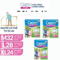 BÌNH CHÁNH SHOP 💒 Tã / Bỉm Quần Caryn cho người già yếu - phụ nữ sau sinh size M16+1 / L14+2 / XL12+2 / M32 / L28 / XL24