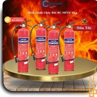 Bình chữa cháy 4kg, bình cứu hỏa bột BC, bình chữa cháy bột BC MFZ4 4kg Vinfire, sử dụng trong gia đình,trường học,loai1