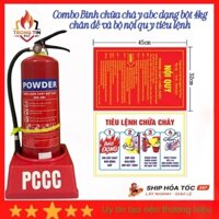 BÌNH CHỮA CHÁY BỘT ABC 4KG