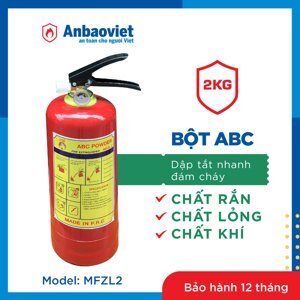 Bình chữa cháy bột ABC MFZL2