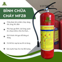 Bình chữa cháy bột ABC 8kg–MFZL8. Nhập khẩu chính hãng đúng tiêu chuẩn dùng cho nhà xưởng, kho hàng