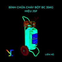 Bình Chữa Cháy Bột BC 35kg hiệu JSF (có xe đẩy)