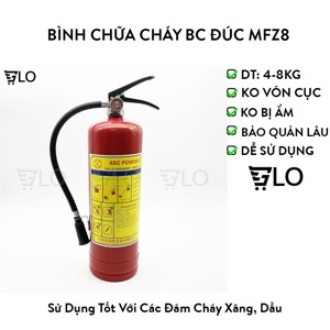 Bình chữa cháy cầu tự động Bột BC MFZ8 - 8 kg