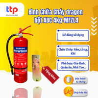Bình Chữa Cháy Dragon Bột ABC 4kg-MFZL4 có tem bảo hành 12 tháng chuẩn PCCC