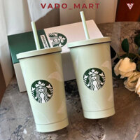 Bình Cốc Giữ Nhiệt Starbuck Cold Cup Xanh Mint Dung Tích 18Oz 532ml Giữ Nhiệt Tốt