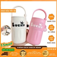 Bình/ Cốc Ly Đựng Nước Giữ Nhiệt 420ML Inox 304 Cao Cấp, Thời Trang Nhỏ Gọn Mang Cafe Đi Làm - Có Quai Cầm Tiện Lợi