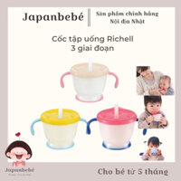 BÌNH CỐC TẬP UỐNG NƯỚC RICHELL 150ml, 240ml,320ml Ảnh thật ( hàng nội địa Nhật)