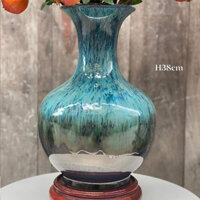 Bình củ tỏi hút lộc H38cm