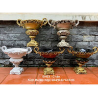 Bình Cup Lớn Miệng Chảo - bình cắm hoa, bình hoa trang trí, chậu hoa, chậu cắm hoa.Mã bh03