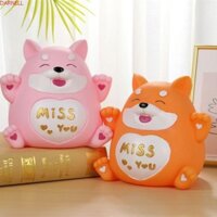 Bình cứu động vật DARNELL, Chống rơi chống nước cho chó con heo đất, Sáng tạo chống ẩm hoạt hình để bàn Gấu trúc Trang trí đồ chơi sinh nhật