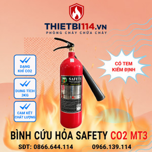 Bình Chữa cháy Khí CO2 MT3 3kg
