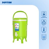 Bình đá giữ nhiệt nhựa DUY TÂN Icool 8 lít có vòi tiện lợi - Màu Xanh Lá