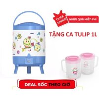 Bình đá MATSU có vòi 12 lít Duy Tân (27.5 x 27.5 x 37.5 cm) No.228- TẶNG KÈM 1 CATULIP