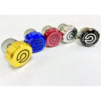 Bình dầu Brembo xám khói nắp nhôm CNC màu đen