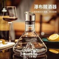 Bình decanter rượu vang đỏ Iceberg nhanh chóng, bộ ly rượu vang cao cấp, phong cách châu Âu, bình rượu cao cấp sang trọng O5EA
