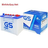 BÌNH ĐIỆN ẮC QUY Ô TÔ GS N50L (12V - 50AH)