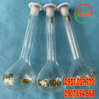 Bình định mức A100 nắp nhựa 100ml Borosil