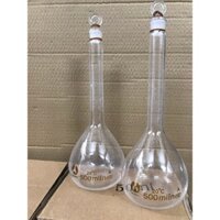 Bình định mức thuỷ tinh thể tích chính xác 500ml