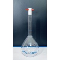 Bình định mức thủy tinh trắng 1000ml (OMSONS-GERMANY)