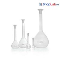 Bình định mức trắng nút nhựa 500ml Onelab