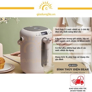 Bình đun nước giữ nhiệt Bear KE-B30V1