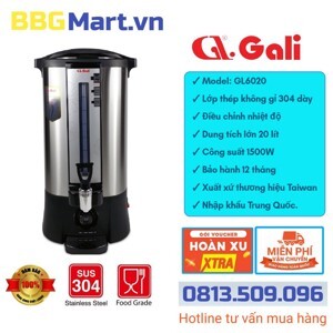 Bình đun nước Gali GL-6020A 20L 2500W