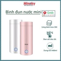 Bình đun nước mini siêu tốc  trong vòng 5 phút pha sữa, trà, cafe, đi du lịch dã ngoại hàng nội địa cao cấp