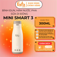Bình đun nước pha sữa Fatz Mini Smart 3, bình hâm nước cầm tay sử dụng pin, màn LED hiển thị