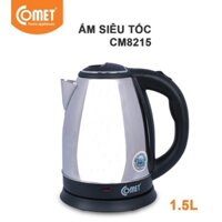 Bình đun nước siêu tốc COMET - CM8215 1.5L 1500W - Đun sôi từ 4 - 6 phút + chế độ tự ngắt - Bảo hành 12 tháng