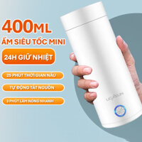 Bình đun nước siêu tốc mini du lịch bình nước bệnh viện đa năng 400ml tự ngắt khi sôi