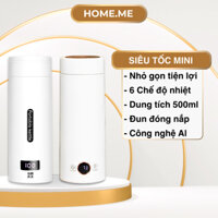 Bình đun nước siêu tốc mini du lịch 4 chế độ nhiệt, bình nước bệnh viện đa năng 330ml 500ml tự ngắt khi sôi