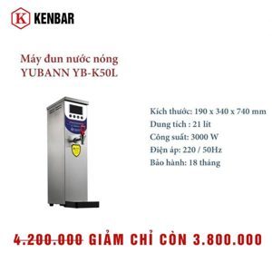 Bình đun nước siêu tốc Yubann YB-K50L