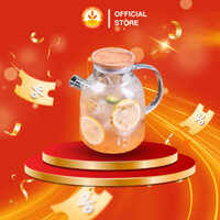 BÌNH ĐUN NƯỚC THỦY TINH QUAI TRÒN - NHIỀU MÀU - NHIỀU KÍCH CỠ