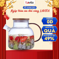 BÌNH ĐUN NƯỚC THỦY TINH QUAI TRÒN - NHIỀU MÀU - NHIỀU KÍCH CỠ