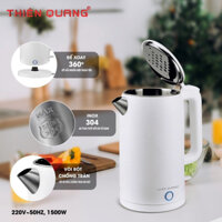 Bình Đun Siêu Tốc ,Ấm Đun Siêu Tốc Giữ Nhiệt Cao Cấp Vòi Inox 304 Thiên Quang