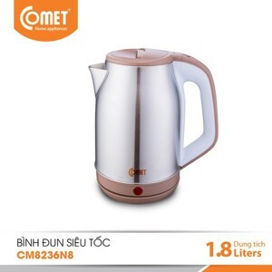Bình - Ấm đun nước siêu tốc Comet CM8236 (CM-8236) - 1.8 lít