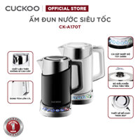 Bình đun siêu tốc đa năng Cuckoo CK-A170T dung tích lớn 1.7L - 1850W - Điều chỉnh nhiệt độ nước - Hàng chính hãng - Đen