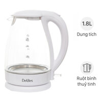 Bình đun siêu tốc Delites ST18G02 1.8 lít cao cấp